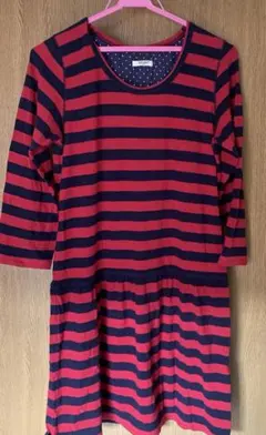 ハートマーケット 薄手　ボーダー　ワンピース トップス　チュニック