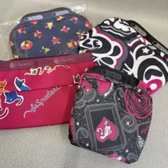 【H】お買い得✨レスポートサック　ポーチ　４点　まとめ売り　未使用　美品✨