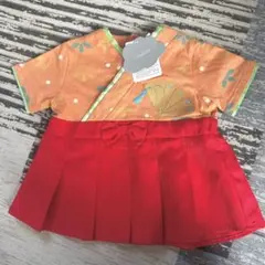 新品　浴衣　甚平　90cm バースデイ　なりきり 着物 お正月