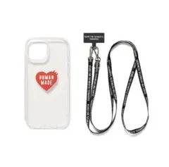HUMAN MADE iPhone 15 スマホ ケース ストラップ付き