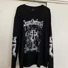 ROMWE Impact Darkness ロングスリーブ Tシャツ L 長袖