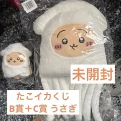 ちいかわ うさぎ うさぎだらけくじ タコイカくじ B賞 クッション