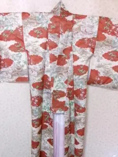 90680 レディース　着物　袷　クリーム色ほか