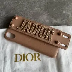 ﻿J'ADIOR ディオール iPhoneケース ビジュー ロゴ レザー