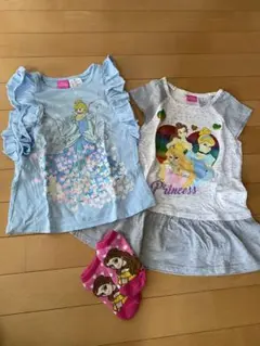 コストコ　Disney Princess Tシャツ2枚セット 5(約110cm)