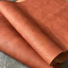 牛革　ヘビタンヌメ　アニリンテラコッタ　シュリンク