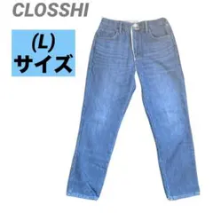 レディース　クロッシー　CLOSSHI デニム パンツ ブルー Lサイズ 古着のサムネイル