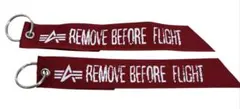 【Alpha】 REMOVE BEFORE FLIGHTリボン2本セット！のサムネイル
