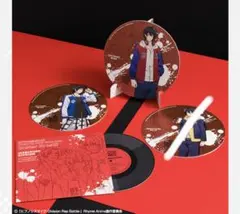 ヒプマイ 一番くじ F賞 Buster Bros!!! レコード型メタリック色紙