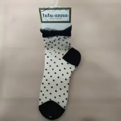 新品　未使用　tutu anna ドット柄 シースルーソックスのサムネイル