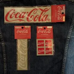 旧Coca-Cola ステッカー 3種セット 未使用品