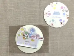 ジェラートピケ ステッカー2枚 ノベルティ マリオ　ヨッシー キノピオ