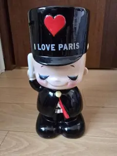 I LOVE PARIS 陶器製貯金箱 RUNE