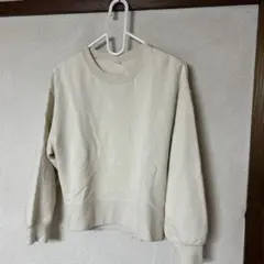 UNIQLO ベージュ クルーネック スウェット S