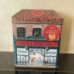 M&S ALL BUTTER SHORTBREAD 空き缶　マークス&スペンサー