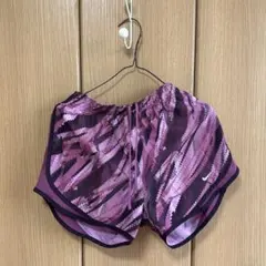 Nike ピンク 紫迷彩柄 ランニングパンツ ショートパンツ L