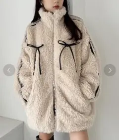 ボアブルゾン フリースジャケット