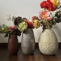 造花 フラワーベース セット 大中小 まとめ売りのサムネイル