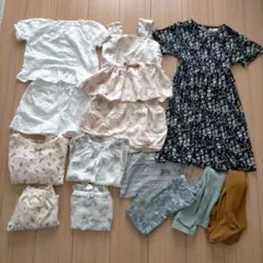 子供服セット 100cm~ 花柄 フリル　100 110 120