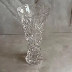 ボヘミアクリスタル　花瓶　チェコ製のサムネイル