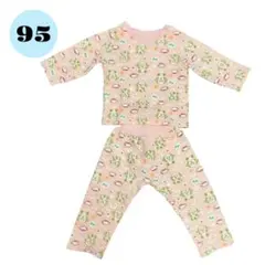 いないないばあ❤腹巻き付き長袖パジャマ　上下セット 95　ワンワン　即購入可能