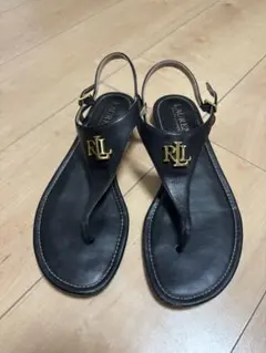 LAUREN RALPH LAUREN サンダル ブラックのサムネイル