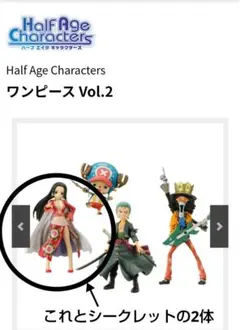 ワンピース　ボア・ハンコック ハーフエイジキャラクターズ　第二弾