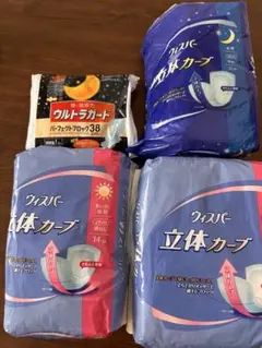 ウィスパー　立体カーブ　など　まとめ売り 2025年最新】ウィスパー立体カーブ夜用の人気アイテム - メルカリ