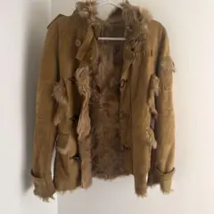 archive pbd sheepskin leather fur jacket - メルカリ
