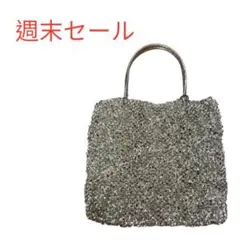 ANTEPRIMA ワイヤーバッグ シルバー スタンダード スクエア ラージ
