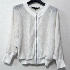 マークバイマークジェイコブス ジップアップ カーディガン XS シルク混