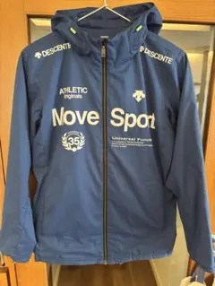 美品】デサント MOVE SPORT フーデッドジャケット グリーン Oサイズ 