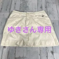 VIVA HEART ゴルフスカート レディースL ホワイト ゴルフウェア