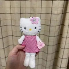 ハローキティ　スタイルアップマスコット　ピンクキルト