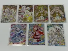ひみつのアイプリ ルミナスフローラ　ひまり　サインカード　他合計7枚　おとめ