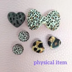 ジビッツ クロックス シューチャーム　レオパード　ヒョウ柄　6点セット N-1