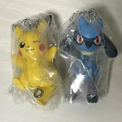 ポケットモンスター つまんでつなげてマスコット14 ピカチュウ　リオル