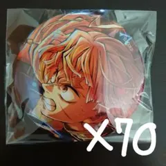 鬼滅の刃 無限城 第5弾 キービジュアル 缶バッジ 我妻 善逸 70個 セット