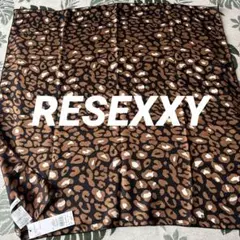 最終お値下げ❗️RESEXXY ☆レオパード柄 ☆スカーフ F☆ 新品未使用!