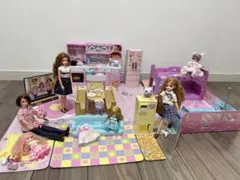 8 リカちゃん「おばあちゃんの家」洗濯機付 レア 昭和レトロ リカ