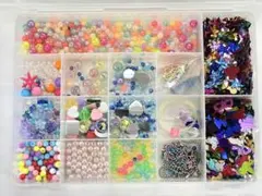 【まとめ売り】ビーズ スパンコール ハンドメイド パーツセット キッズ