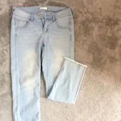 earth music&ecology フリンジデニムパンツ　S