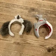 スヌーピーとジョーズのカチューシャセット