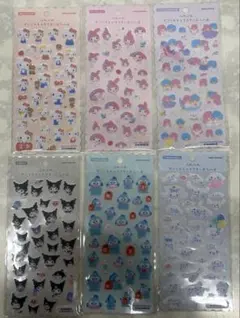 ふわふわサンリオキャラクターズシール