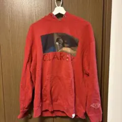 古着　Diamond Supply Co. 赤 フード付きパーカー