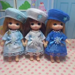 ミキちゃんマキちゃん　あおいちゃんハンドメイド服セット