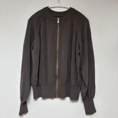 ニット ブルゾン
