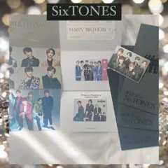 SixTONES FC会報/バースデーカード/FC特典カードケース