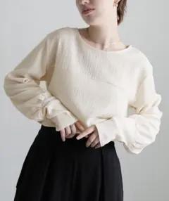 セレクトモカ ジャガードロングカフストップスのサムネイル