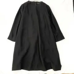 【ナチュラルベーシック】ワンピース Aライン バックファスナー 裏地有 Mのサムネイル